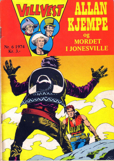 Cover for Vill Vest (Serieforlaget / Se-Bladene / Stabenfeldt, 1953 series) #6/1974