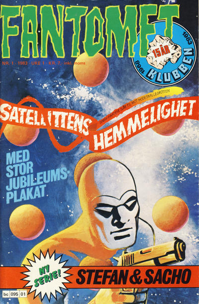 Cover for Fantomet (Semic, 1976 series) #1/1983