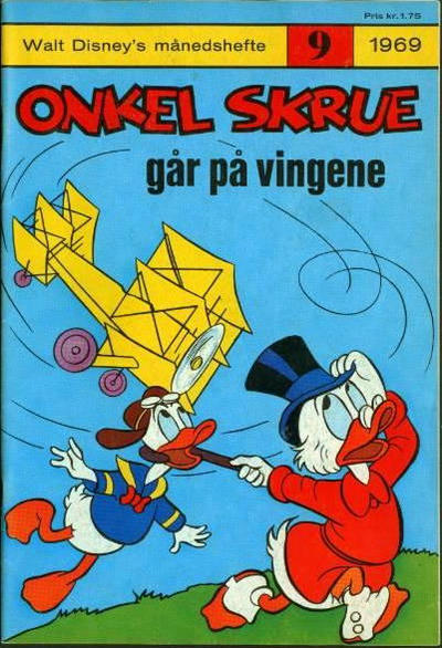 Cover for Walt Disney's månedshefte (Hjemmet / Egmont, 1967 series) #9/1969