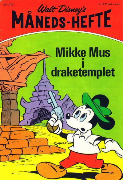 Cover for Walt Disney's månedshefte (Hjemmet / Egmont, 1967 series) #3/1975