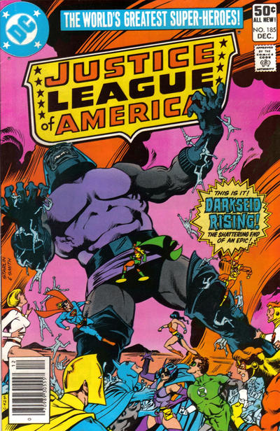 Cover for Justice League of America (DC, 1960 series) #185 [Newsstand]