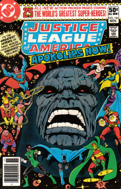 Cover for Justice League of America (DC, 1960 series) #184 [Newsstand]