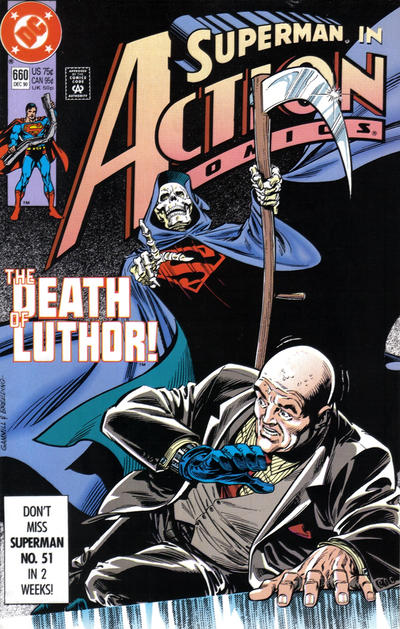 Cover for Action Comics (DC, 1938 series) #660 [Direct]