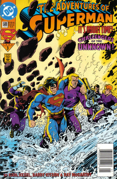Cover for Adventures of Superman (DC, 1987 series) #508 [Newsstand]
