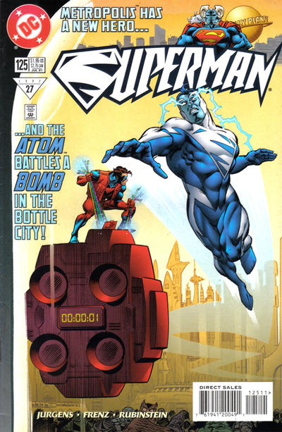 Cover for Superman (DC, 1987 series) #125 [Direct Sales]