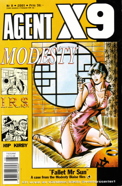 Cover for Agent X9 (Egmont, 1997 series) #8/2001