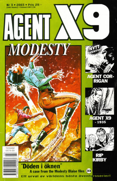 Cover for Agent X9 (Egmont, 1997 series) #3/2003