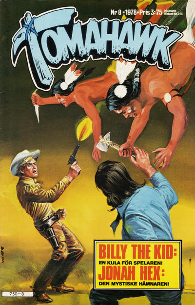 Cover for Tomahawk (Semic, 1976 series) #8/1978