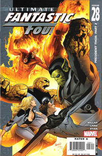 Cover Thumbnail for Ultimate Fantastic Four (Marvel, 2004 series) #28 [Direct Edition]