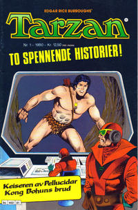 Cover Thumbnail for Tarzan (Bladkompaniet / Schibsted, 1989 series) #1/1990