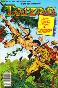 Cover Thumbnail for Tarzan (Bladkompaniet / Schibsted, 1989 series) #7/1990