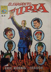 Cover Thumbnail for El Sargento Furia y Sus Comandos (Editora de Periódicos, S. C. L. "La Prensa", 1965 series) #81