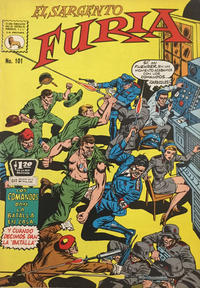 Cover Thumbnail for El Sargento Furia y Sus Comandos (Editora de Periódicos, S. C. L. "La Prensa", 1965 series) #101