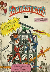 Cover Thumbnail for Los Cuatro Fantásticos (Novedades, 1980 series) #29