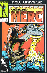 Cover Thumbnail for Mark Hazzard: Merc (Marvel, 1986 series) #7 [Direct]