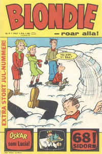 Cover for Blondie (Semic, 1963 series) #9/1967