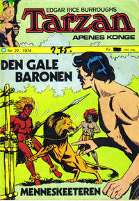 Cover Thumbnail for Tarzan [Jungelserien] (Illustrerte Klassikere / Williams Forlag, 1965 series) #22/1974