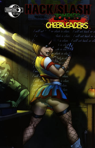 Cover for Hack/Slash Meets Zombies vs Cheerleaders (Moonstone, 2011 series) #1 [Cover C - Dominic Marco]