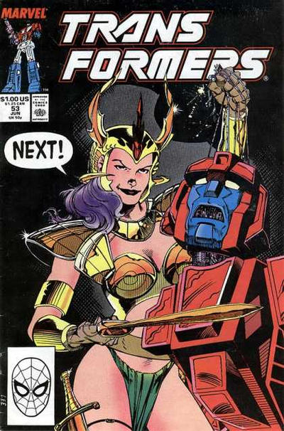 Cover for The Transformers (Marvel, 1984 series) #53 [Direct]