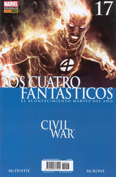 Cover for Los 4 Fantásticos (Panini España, 2006 series) #17