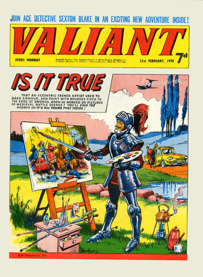 Cover for Valiant (IPC, 1964 series) #21 February 1970
