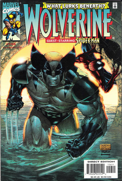 Cover for Wolverine (Marvel, 1988 series) #156 [Direct Edition]
