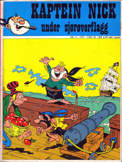 Cover for Trumf-serien (Romanforlaget, 1971 series) #4 - Kaptein Nick under sjørøverflagg