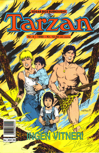 Cover for Tarzan (Bladkompaniet / Schibsted, 1989 series) #4/1990
