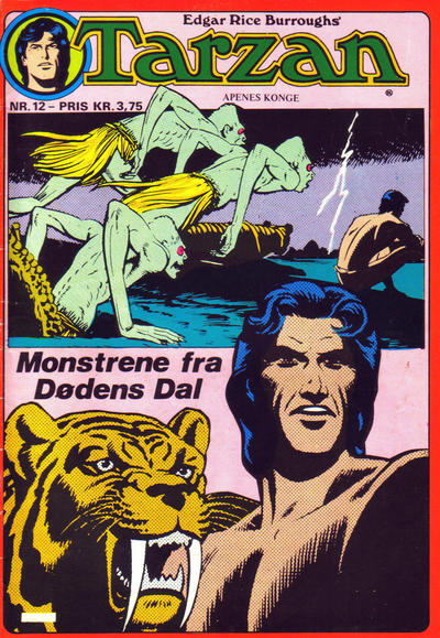 Cover for Tarzan (Atlantic Forlag, 1977 series) #12/1977