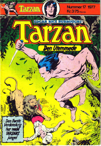 Cover for Tarzan (Atlantic Forlag, 1977 series) #17/1977