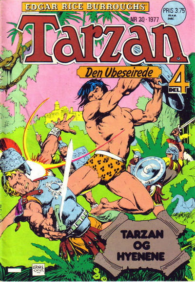 Cover for Tarzan (Atlantic Forlag, 1977 series) #20/1977