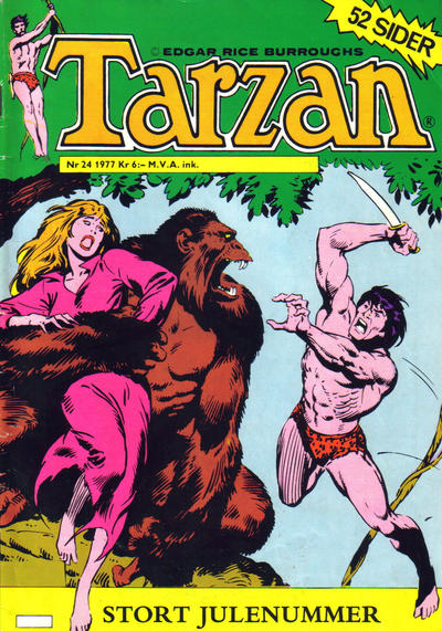 Cover for Tarzan (Atlantic Forlag, 1977 series) #24/1977