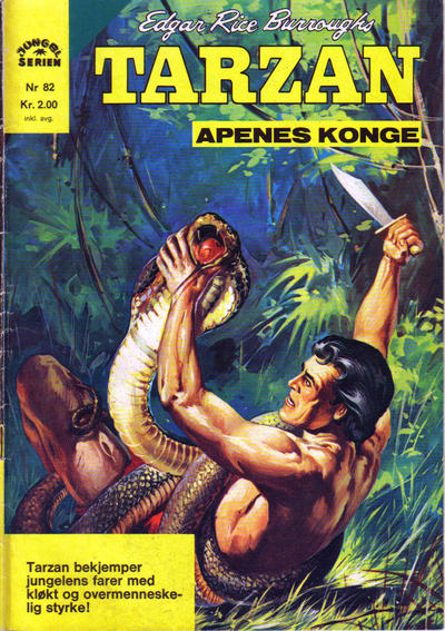 Cover for Tarzan [Jungelserien] (Illustrerte Klassikere / Williams Forlag, 1965 series) #82