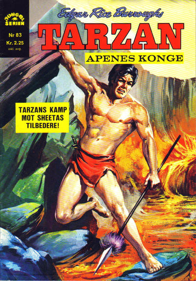 Cover for Tarzan [Jungelserien] (Illustrerte Klassikere / Williams Forlag, 1965 series) #83
