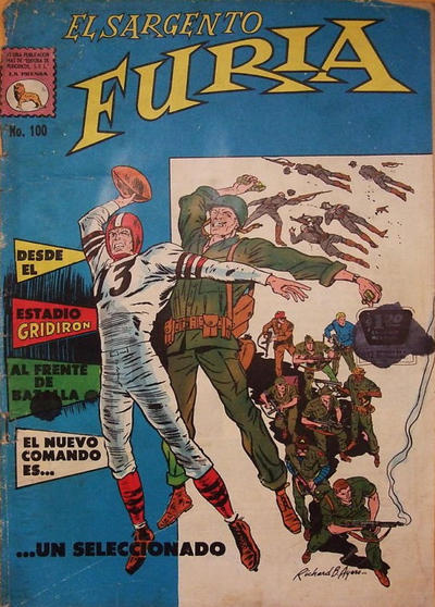 Cover for El Sargento Furia y Sus Comandos (Editora de Periódicos, S. C. L. "La Prensa", 1965 series) #100