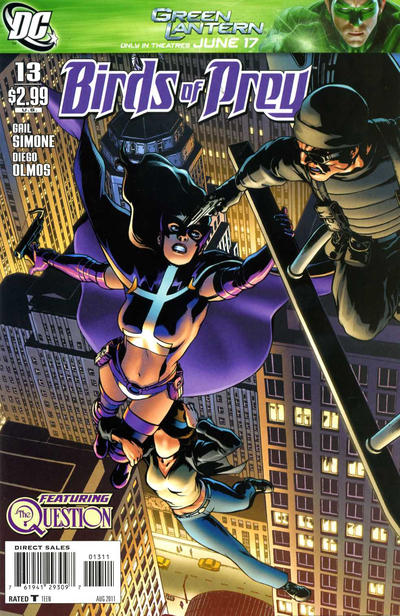 Cover for Birds of Prey (DC, 2010 series) #13 [Direct Sales]