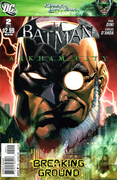 Cover for Batman: Arkham City (DC, 2011 series) #2 [Direct Sales]