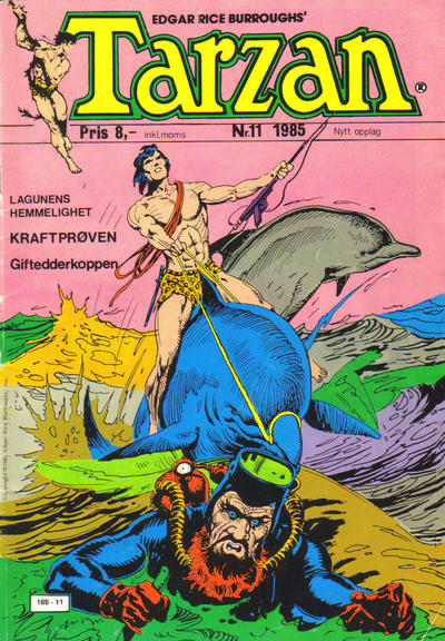 Cover for Tarzan (Atlantic Forlag, 1977 series) #11/1985