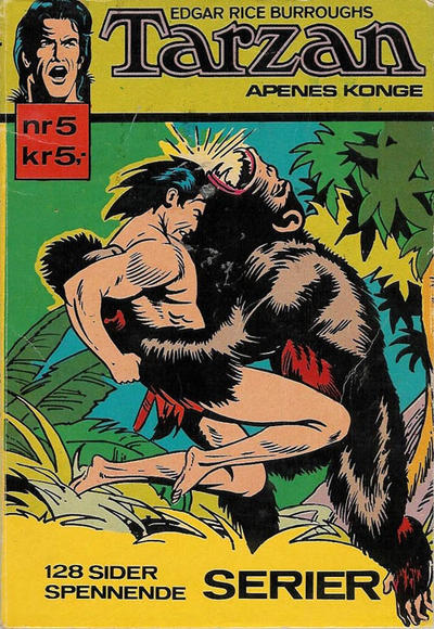 Cover for Tarzans jungelbok [Tarzan pocket] (Illustrerte Klassikere / Williams Forlag, 1971 series) #5