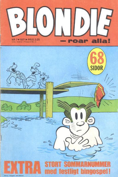 Cover for Blondie (Semic, 1963 series) #7/1971