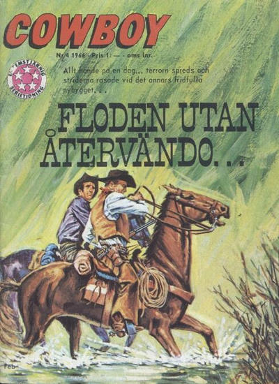 Cover for Cowboy (Centerförlaget, 1951 series) #4/1966