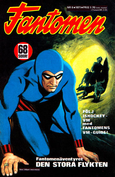 Cover for Fantomen (Semic, 1958 series) #6/1971