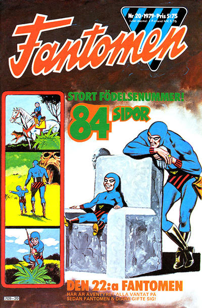 Cover for Fantomen (Semic, 1958 series) #20/1979