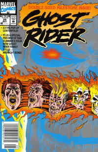 Cover Thumbnail for Ghost Rider (Marvel, 1990 series) #25 [Newsstand]