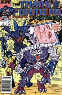 Cover Thumbnail for The Transformers (Marvel, 1984 series) #40 [Newsstand]