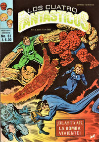 Cover Thumbnail for Los Cuatro Fantásticos (Novedades, 1980 series) #61
