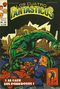 Cover Thumbnail for Los Cuatro Fantásticos (Novedades, 1980 series) #68