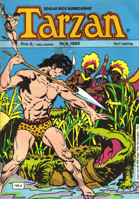 Cover Thumbnail for Tarzan (Atlantic Forlag, 1977 series) #4/1986