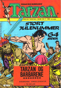Cover Thumbnail for Tarzan (Atlantic Forlag, 1977 series) #11/1986