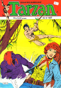 Cover Thumbnail for Tarzan (Atlantic Forlag, 1977 series) #9/1987